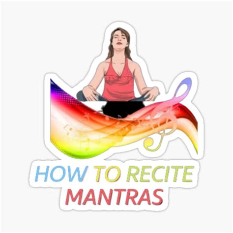 "How to recite mantras" Sticker for Sale by abdeait | Redbubble