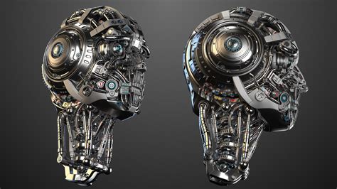 Robot head 3D model - TurboSquid 1351912