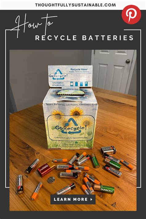 How to Recycle Batteries | Recycling, Battery recycling, Rechargeable ...