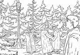 The Magical world Of Narnia Coloring Sheet  Pages sketch template