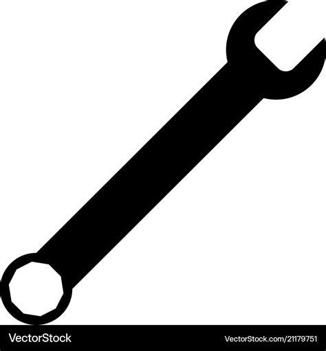 Spanner icon Royalty Free Vector Image - VectorStock