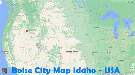 Boise City, Idaho Map