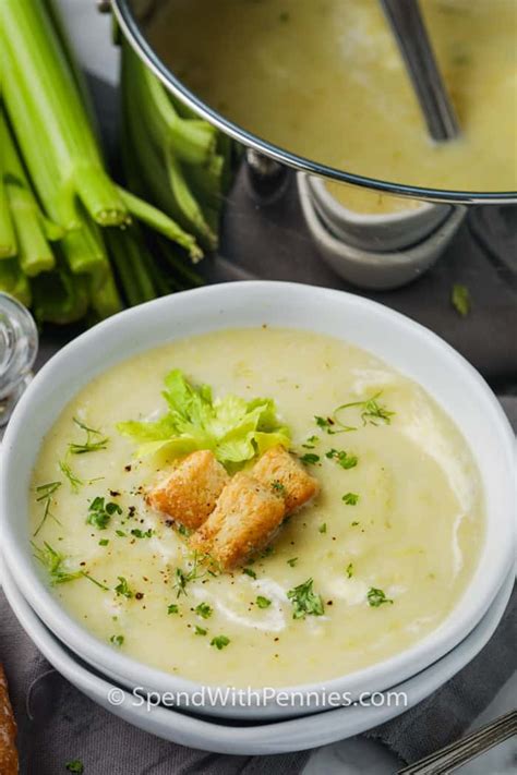 Creamy Celery Soup - Made From Scratch!