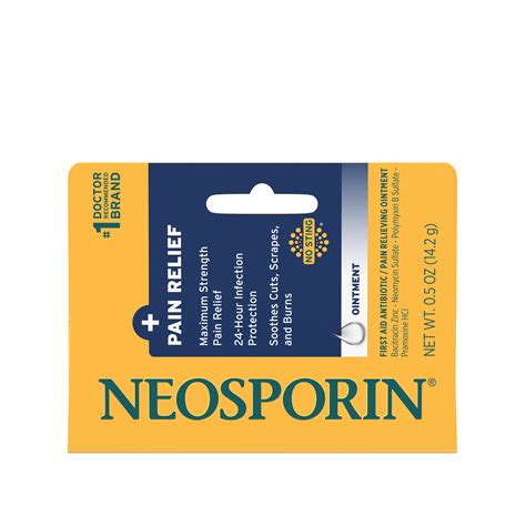 Neosporin + Pain Relief Dual Action Topical Antibiotic Ointment,.5 oz ...