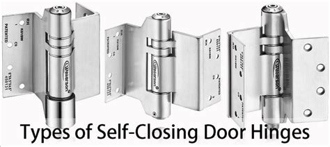 Types of Self-Closing Door Hinges – tdchinges