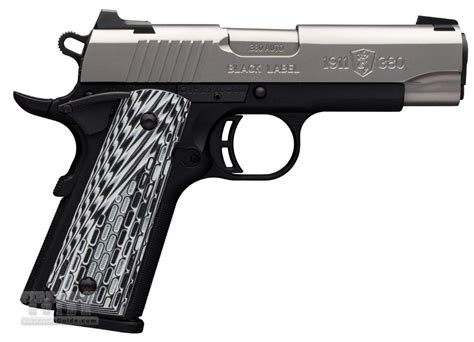 Browning Black Label 1911-380 Pro Stainless Compact.