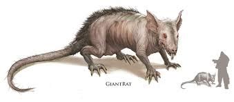 GIANT RAT - 5e stats - ANGRY GOLEM GAMES