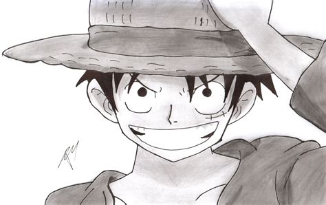 Luffy Sketch at PaintingValley.com | Explore collection of Luffy Sketch