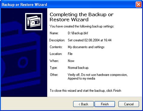 Windows (Microsoft) Backup. Windows built-in backup utility.