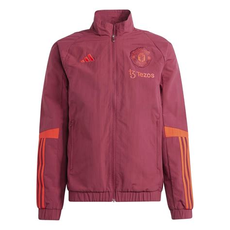 adidas | Manchester United Training Jacket 2023 2024 Adults | Burgendy | SportsDirect.com