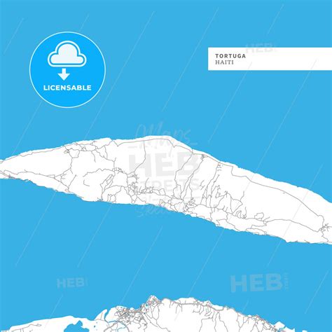 Map of Tortuga Island - HEBSTREITS