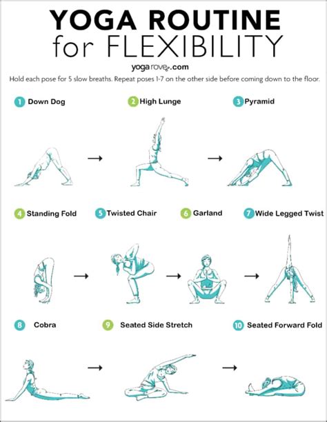 10 Minute Beginner Yoga Routine for Flexibility (+ Free PDF) | Yoga Rove