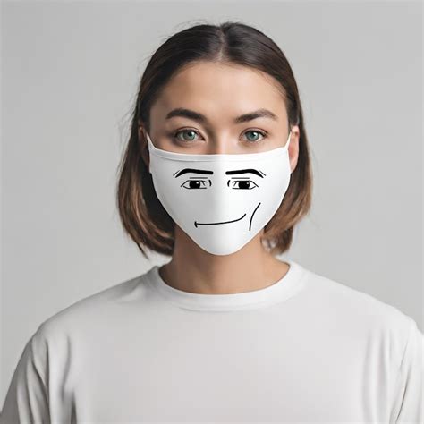 Roblox Man Face Mask Roblox Merch Gamer Gifts Gen Z - Etsy