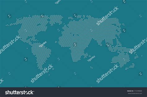World Map Vector Illustration - Royalty Free Stock Vector 171978509 - Avopix.com