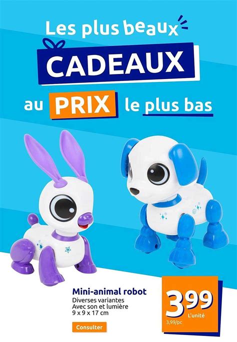 Promo Mini-animal Robot chez Action - iCatalogue.fr