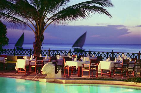 Zanzibar dining overlooking the ocean, It is composed of the Zanzibar ...