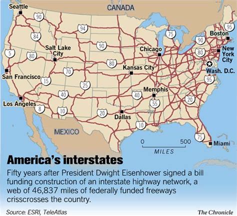 THE INTERSTATE HIGHWAY SYSTEM AT 50 / America in fast lane with no exit / Freeways have changed ...