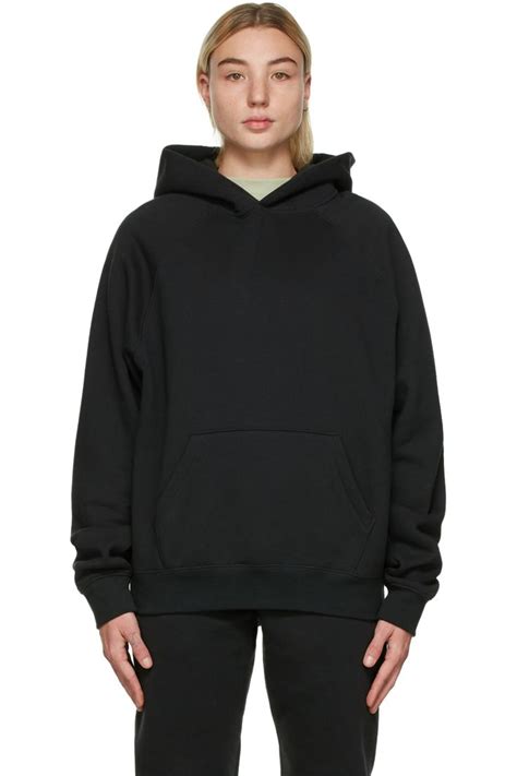 Essentials - Black Pullover Hoodie | Black pullover hoodie, Hoodies ...