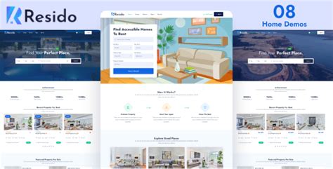 Resido - Real Estate HTML Template by themezhub | ThemeForest