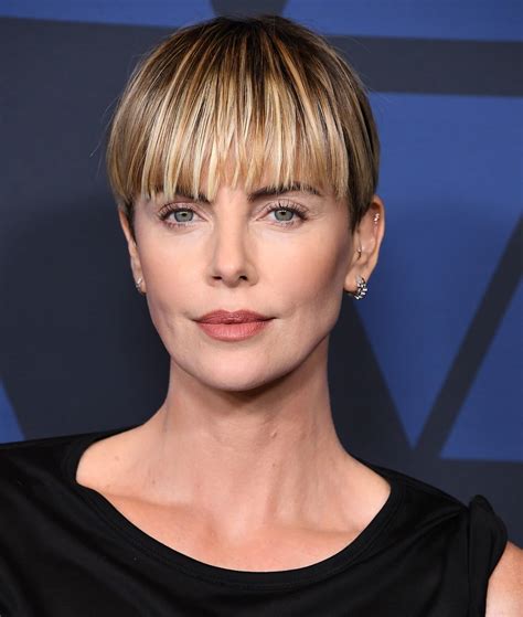 Charlize Theron Ditched Her Bowl Cut for Another Short Hairstyle