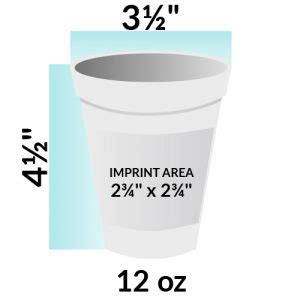 12 Oz Styrofoam Cups - Crazy About Cups