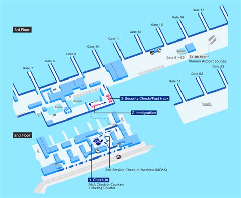 Guide for facilities in Xiamen International Airport | Airport Guide [International] | At the ...