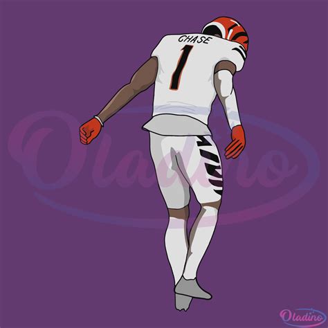 Ja'Marr Chase Cincinnati Bengals Svg, Football Wide Receiver Svg