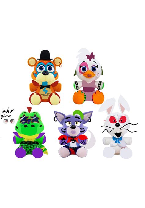 Funko Figura Plush: Fnaf Security Breach-Roxanne Wolf Colorido| Kidinn | lupon.gov.ph