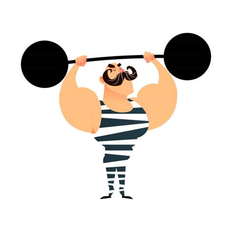 Strong Person Drawing Clipart