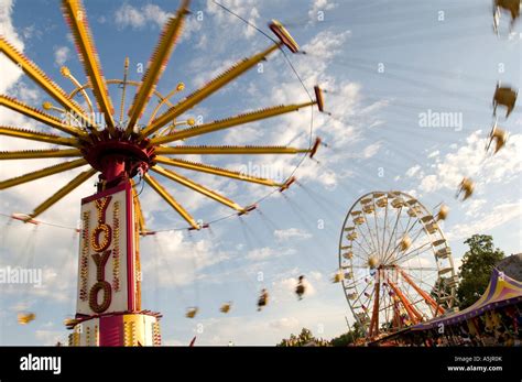 Rides at the Indiana State Fair in Indianapolis Indiana Stock Photo - Alamy