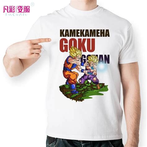 Kamekameha Goku And Gohan T Shirt Dragon Ball Japan Anime Design T shirt Unisex Print Top Tee ...