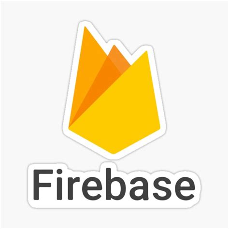 "Firebase" Sticker for Sale by hipstuff | Redbubble