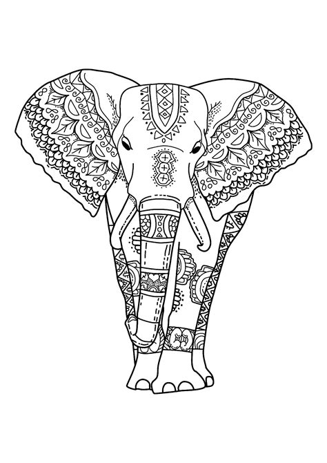 Elephant coloring pages to download - Elephants Kids Coloring Pages ...