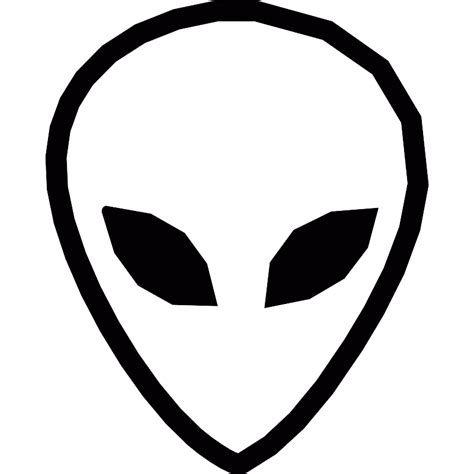 Alien Head Vector SVG Icon - SVG Repo