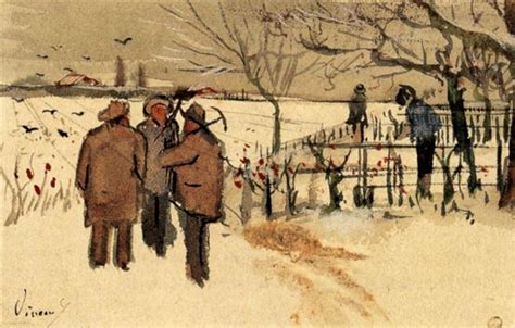 Miners in the Snow Winter, 1882 - Vincent van Gogh - WikiArt.org