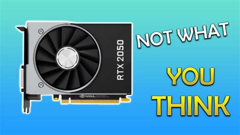 The truth about Nvidia RTX 2050 - YouTube