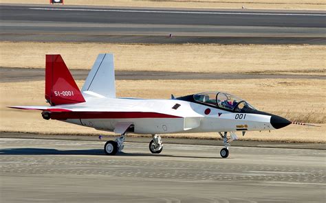 Mitsubishi X-2 Stealth Jet Fighter on a First Flight | Aircraft Wallpapers Galleries