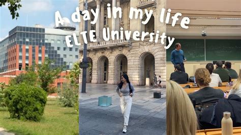 Du học Hungary | A day in the life of an ELTE university student | STUDY VLOG - YouTube