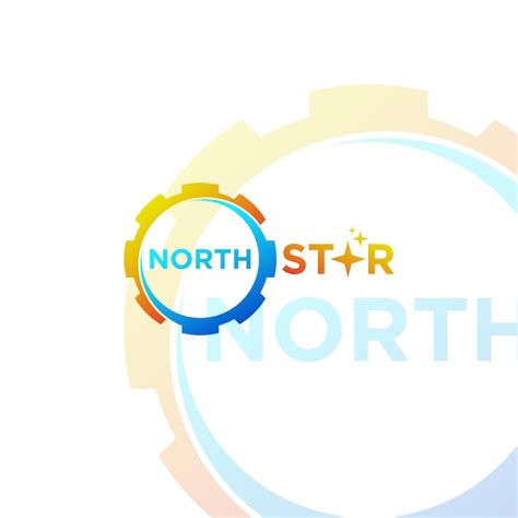 Premium Vector | North star logo design vector