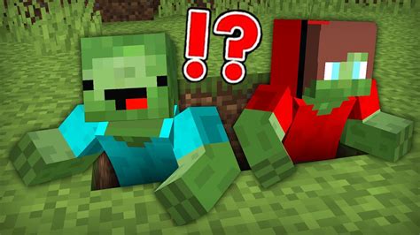 Mikey & JJ INFECTED By A ZOMBIE in Minecraft Challenge (Maizen Mizen Mazien) - YouTube