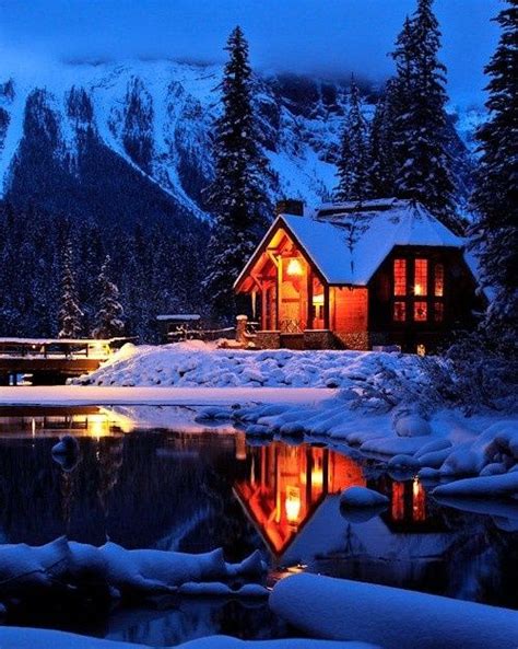 A warm spot in a cold world. | Cabins in the woods, Cabin, Winter cabin