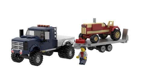 LEGO IDEAS - Flatbed Truck With Trailer