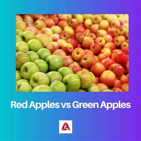 Red vs Green Apples: Difference and Comparison