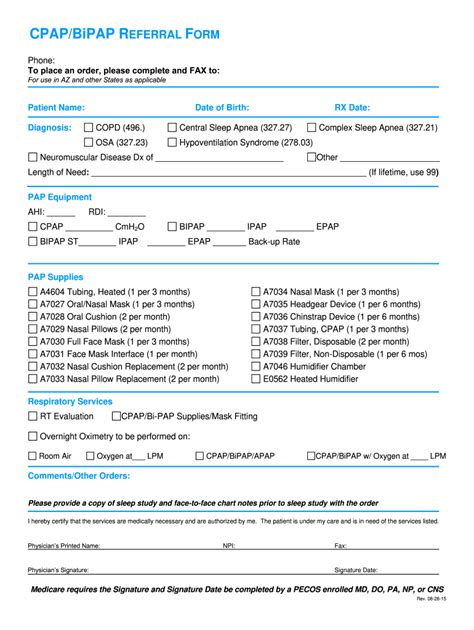 Cpap order: Fill out & sign online | DocHub