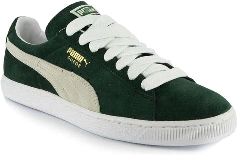 Puma Trainers Shoes Mens Suede Classic Dark Green [9 Uk] : Amazon.co.uk ...