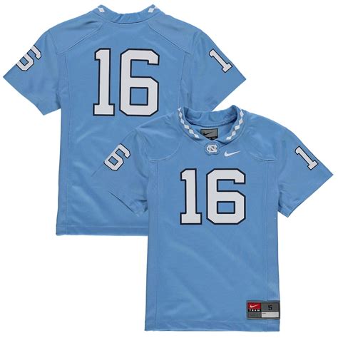 Nike North Carolina Tar Heels Preschool Carolina Blue Replica Football ...