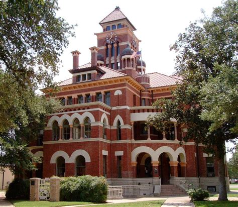 Gonzales Texas courthouse is a beauty, don't forget the haunted clock ...