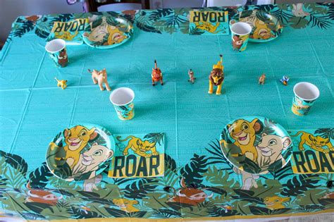 Lion King Table Set Up Lion King Birthday Party Ideas - vrogue.co