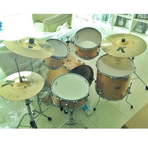 Yamaha Stage Custom Birch With K Custom Cymbals, Hobbies & Toys, Music ...