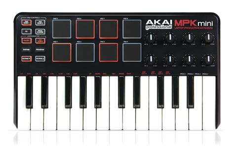 Akai Pro MPK mini, compact portable controller now shipping